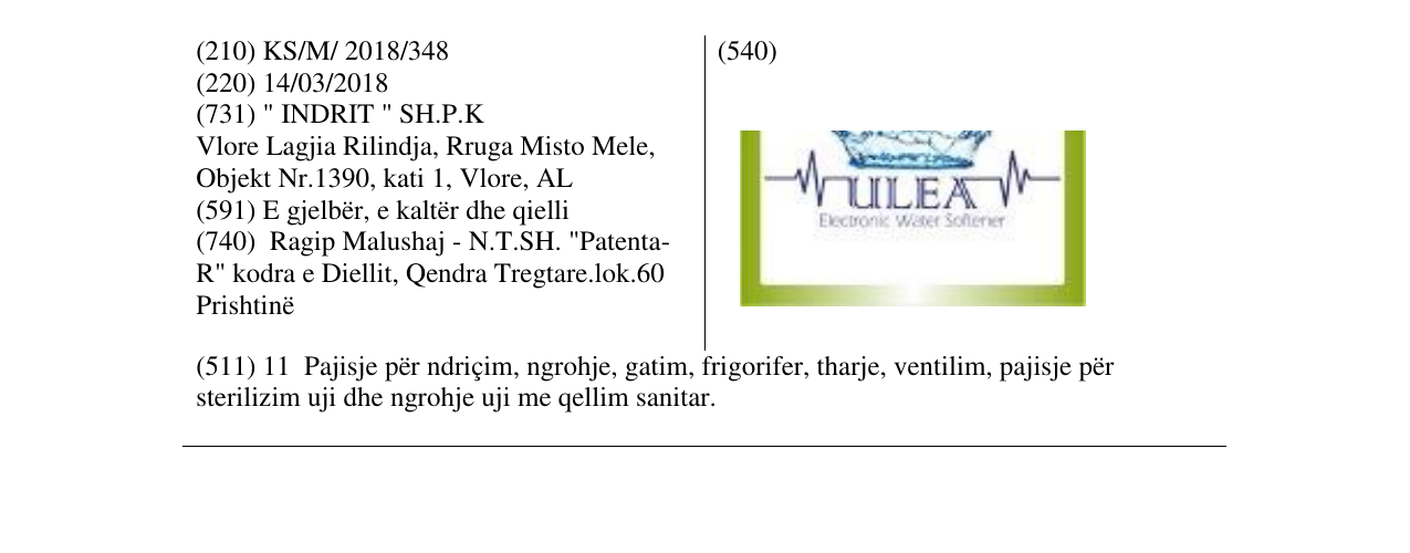 Zëri i markës ULEA në buletin