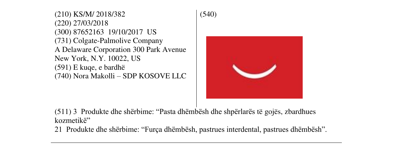Zëri i markës Markë figurative në buletin