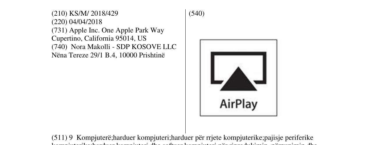 Zëri i markës Air Play në buletin
