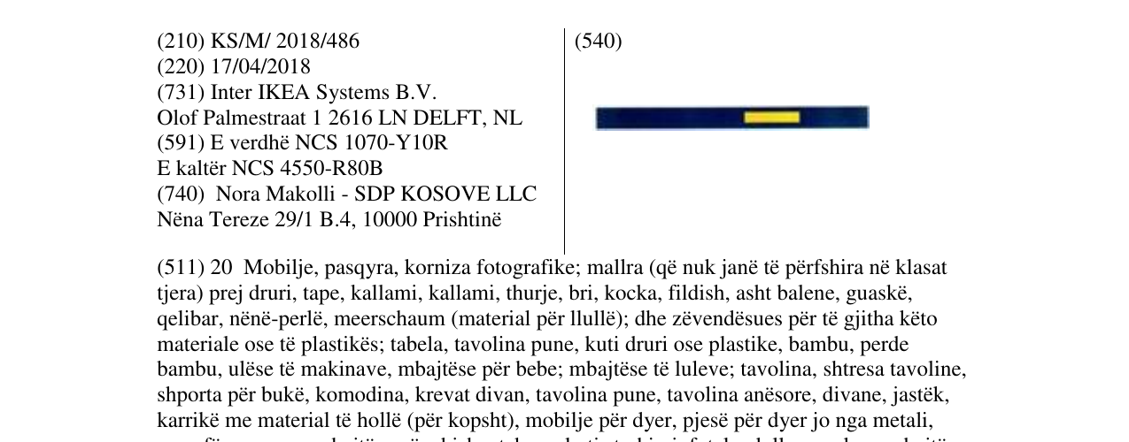 Zëri i markës Markë figurative në buletin