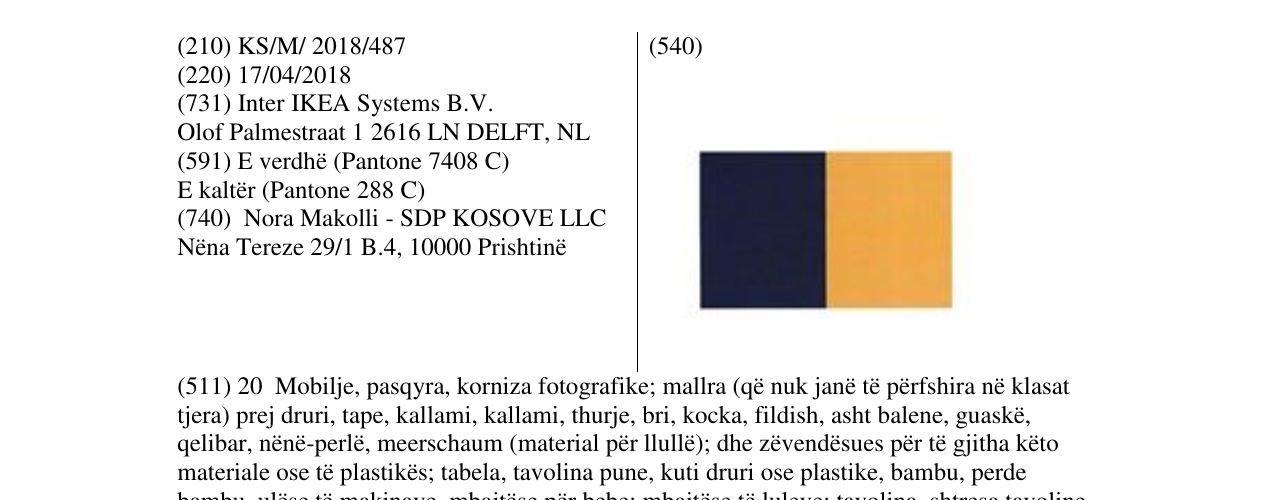 Zëri i markës Markë figurative në buletin