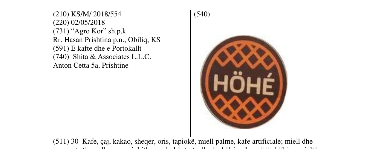 Zëri i markës HOHE në buletin