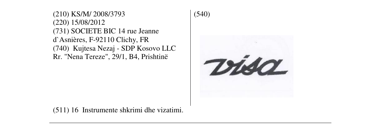 Zëri i markës visa në buletin