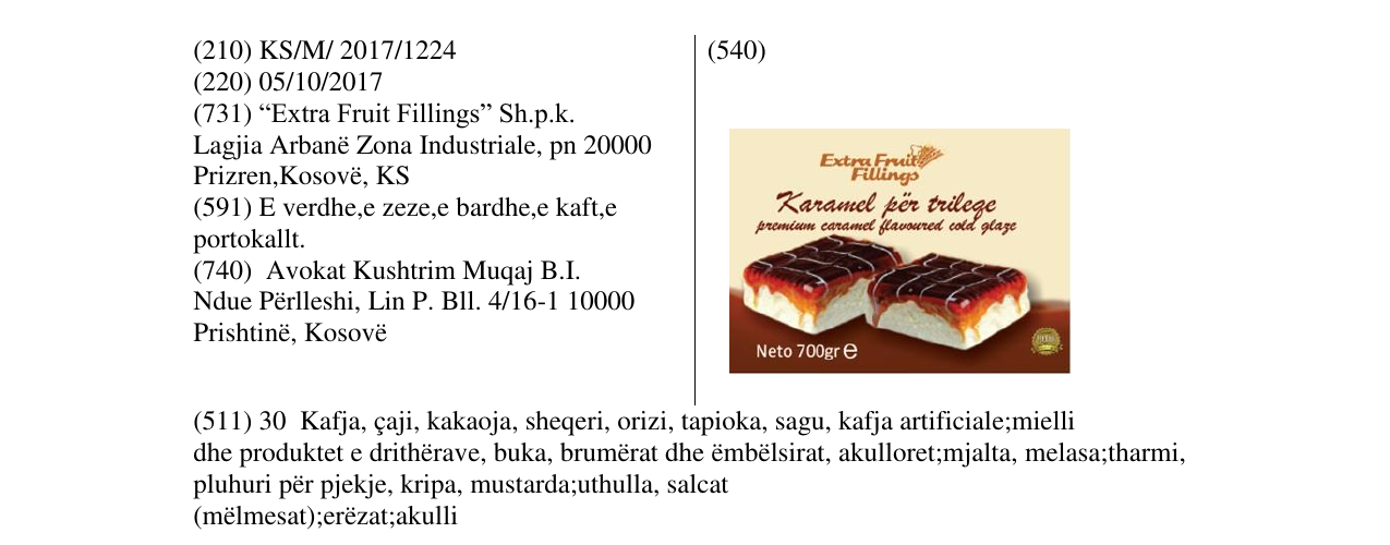 Zëri i markës Markë figurative në buletin