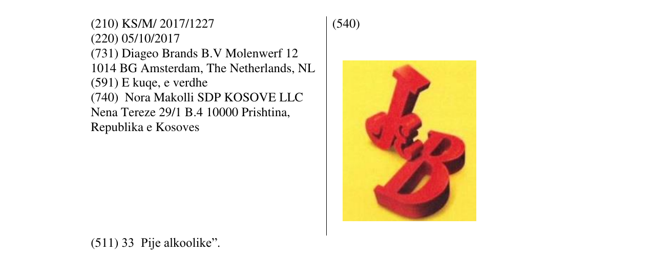 Zëri i markës Markë figurative në buletin