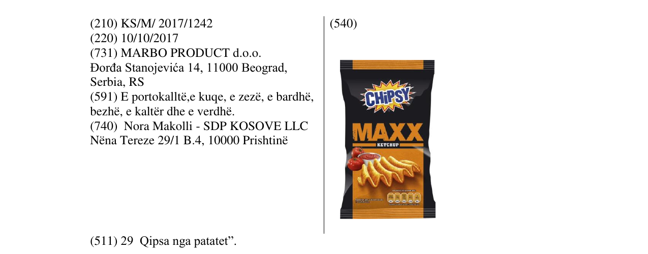 Zëri i markës Markë figurative në buletin