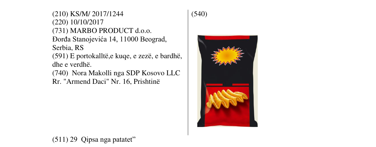 Zëri i markës Markë figurative në buletin