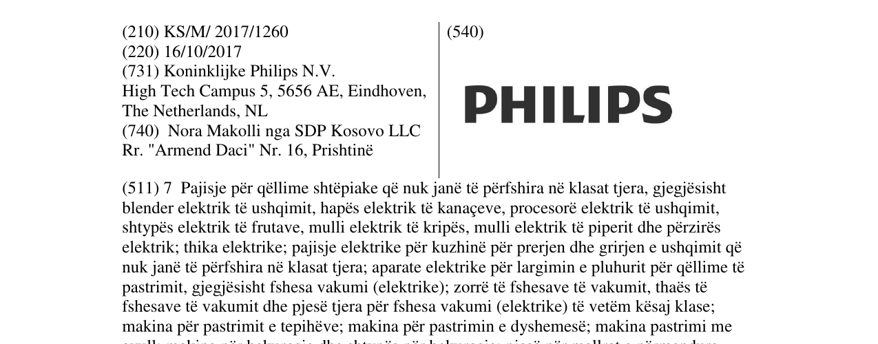 Zëri i markës Markë figurative në buletin