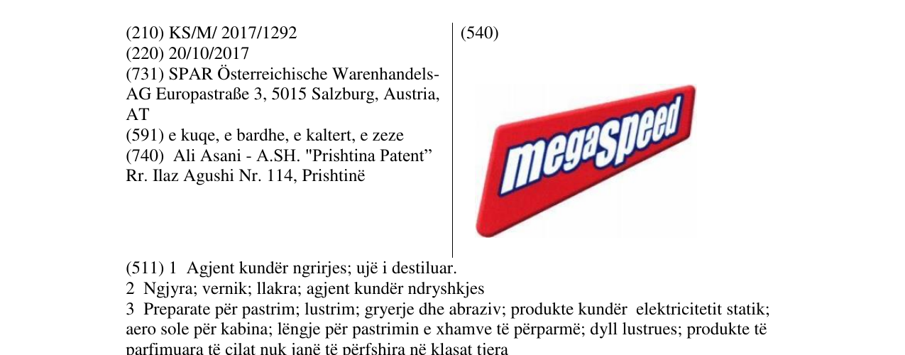 Zëri i markës Markë figurative në buletin