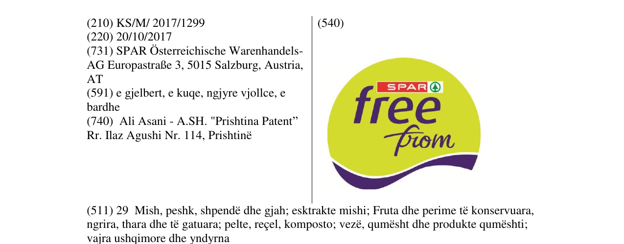 Zëri i markës Markë figurative në buletin