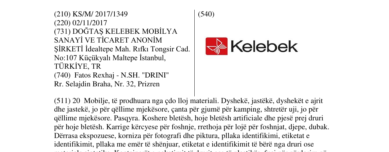 Zëri i markës Markë figurative në buletin