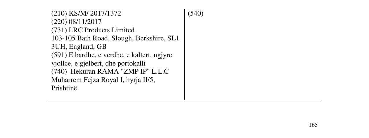 Zëri i markës Markë figurative në buletin
