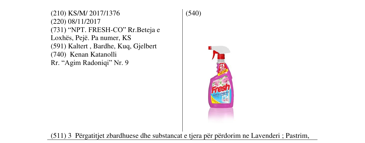 Zëri i markës Markë figurative në buletin