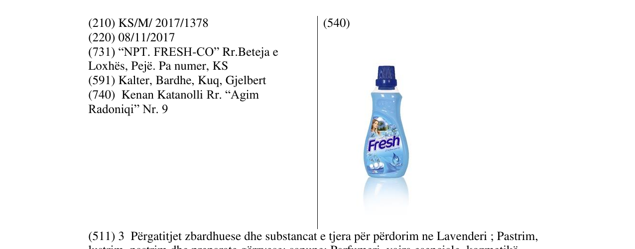 Zëri i markës Markë figurative në buletin