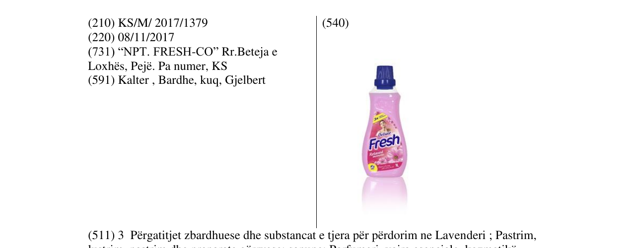 Zëri i markës Markë figurative në buletin