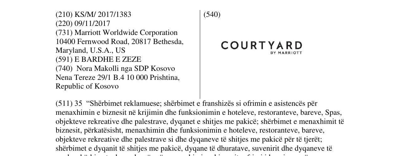 Zëri i markës Markë figurative në buletin