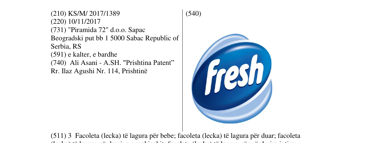 Zëri i markës fresh në buletin