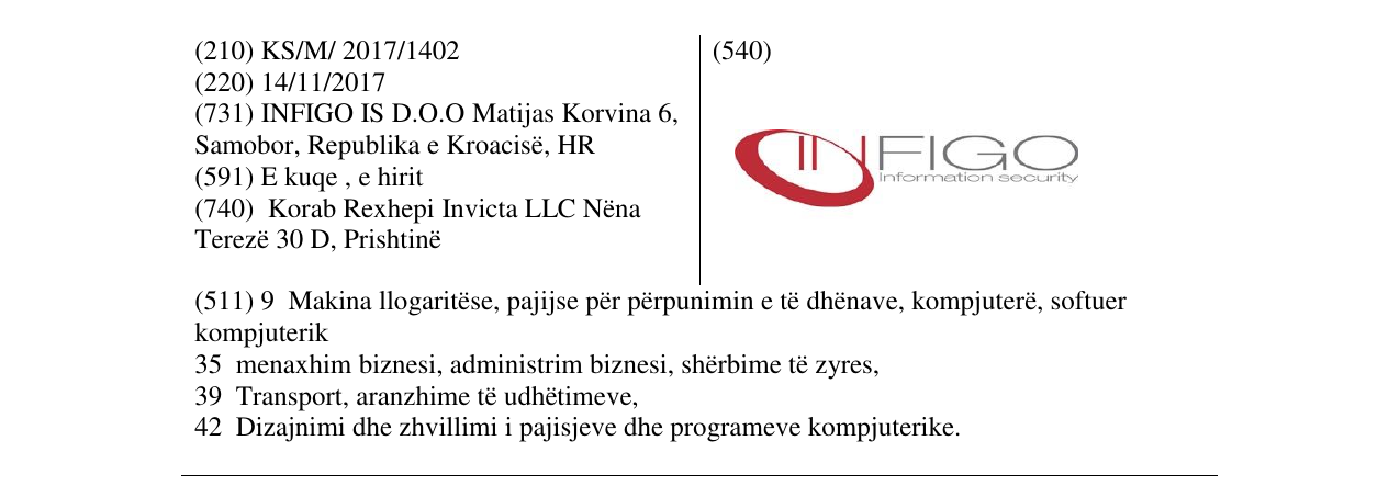 Zëri i markës Markë figurative në buletin