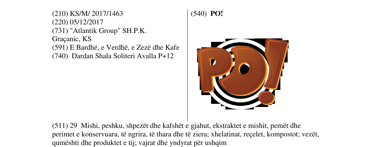 Zëri i markës PO! në buletin