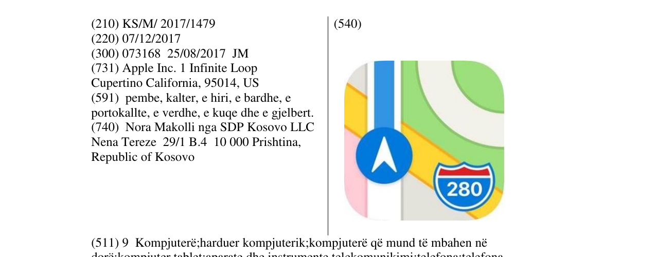 Zëri i markës 280 në buletin