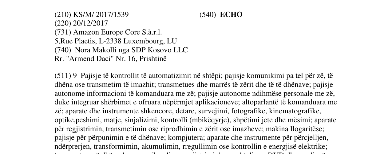 Zëri i markës ECHO në buletin