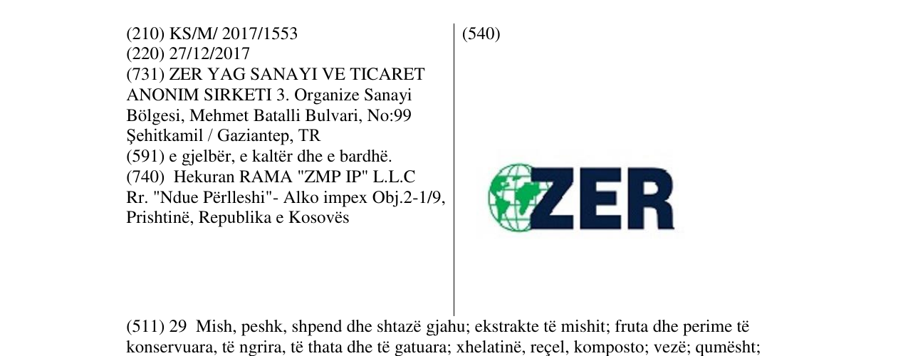 Zëri i markës ZER në buletin
