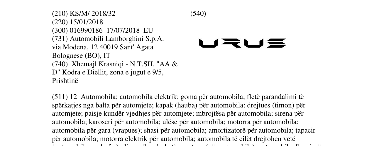 Zëri i markës URUS në buletin