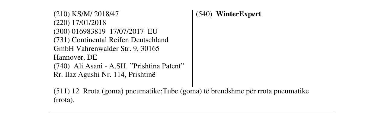 Zëri i markës WinterExpert në buletin