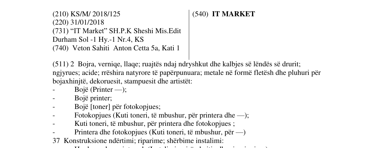 Zëri i markës IT MARKET në buletin