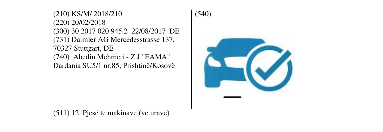 Zëri i markës Markë figurative në buletin