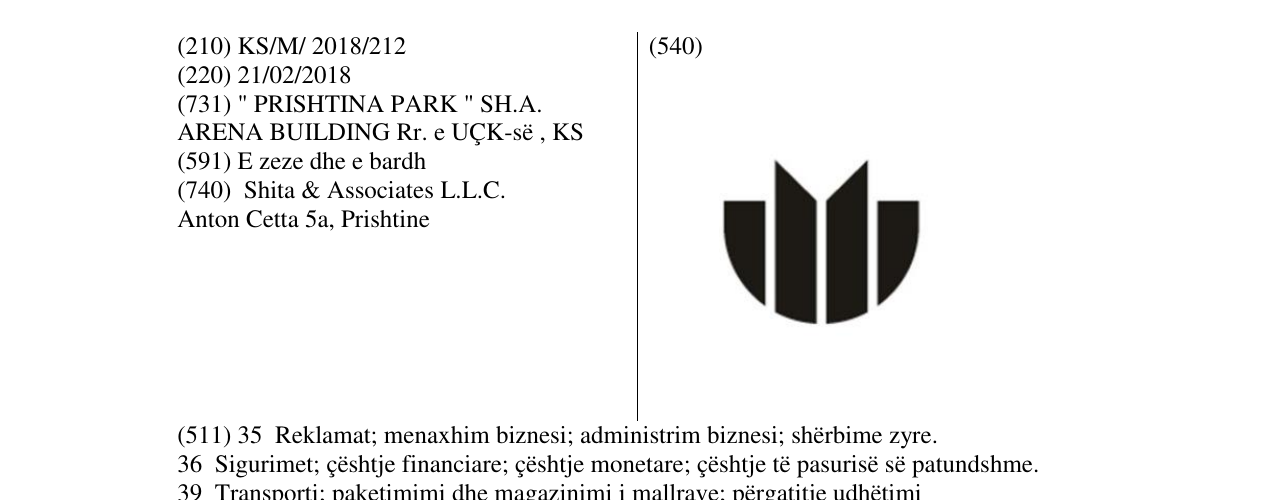 Zëri i markës Markë figurative në buletin