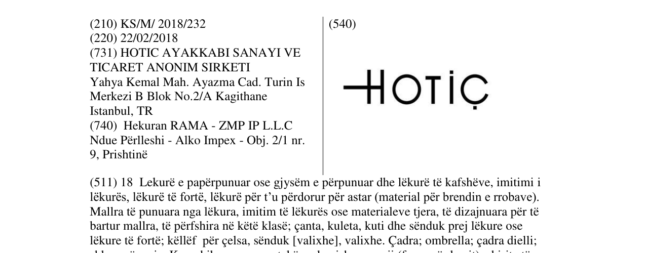 Zëri i markës HOTIC në buletin