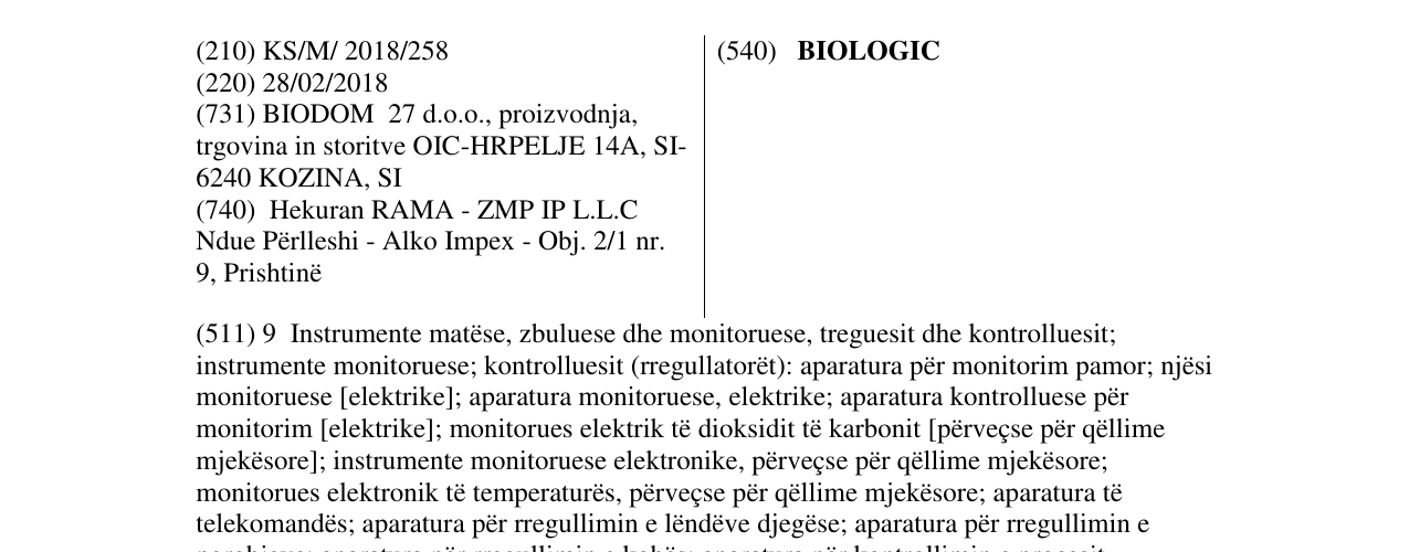 Zëri i markës BIOLOGIC në buletin