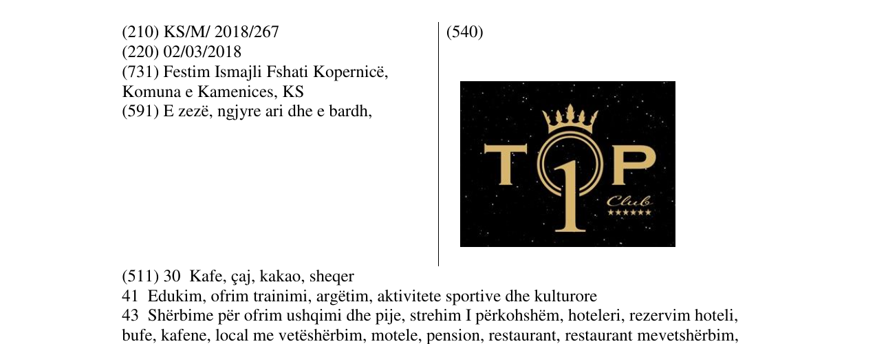 Zëri i markës TOP 1 në buletin