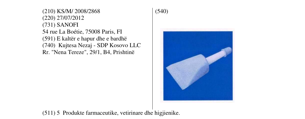 Zëri i markës Markë figurative në buletin