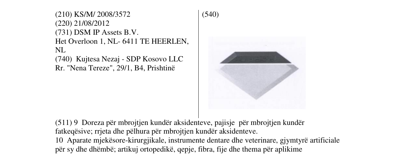 Zëri i markës Markë figurative në buletin