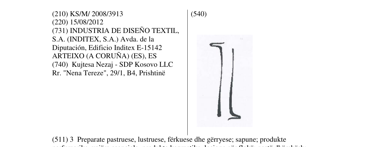 Zëri i markës Markë figurative në buletin