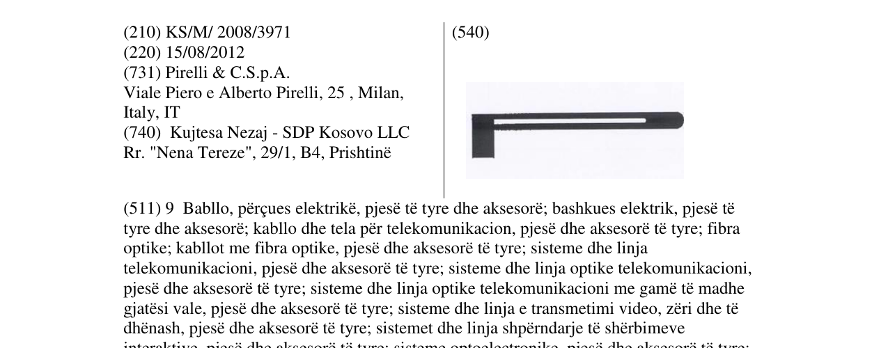 Zëri i markës P në buletin