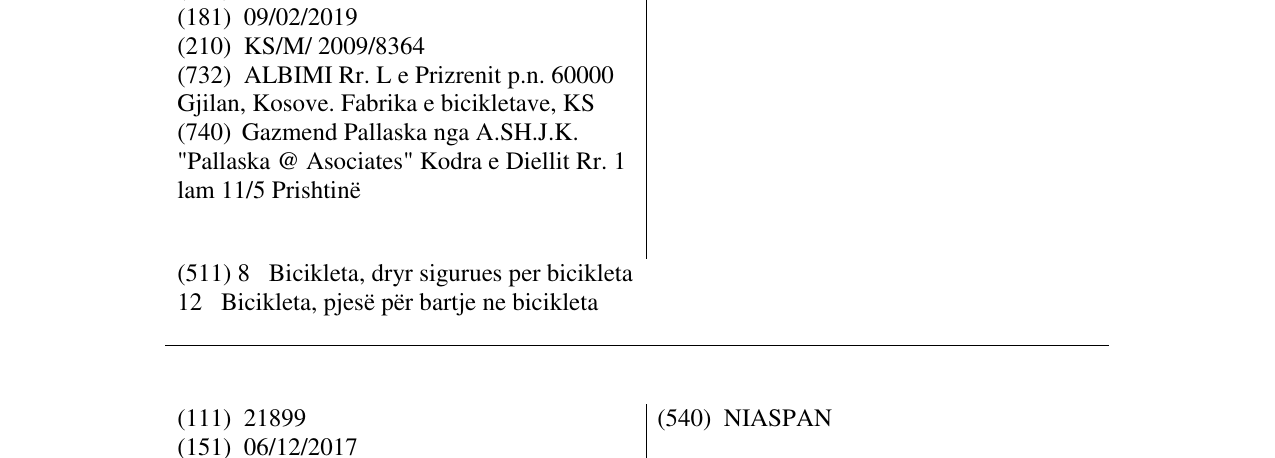 Zëri i markës ALBIMI në buletin