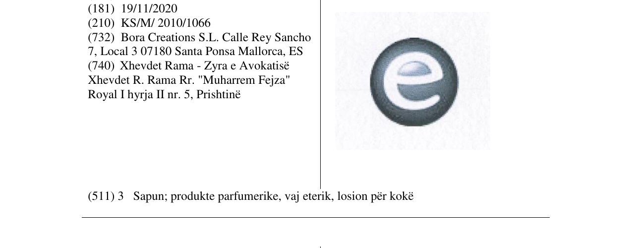 Zëri i markës Markë figurative në buletin