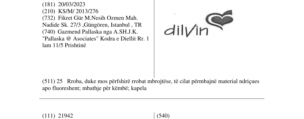 Zëri i markës dilvin në buletin