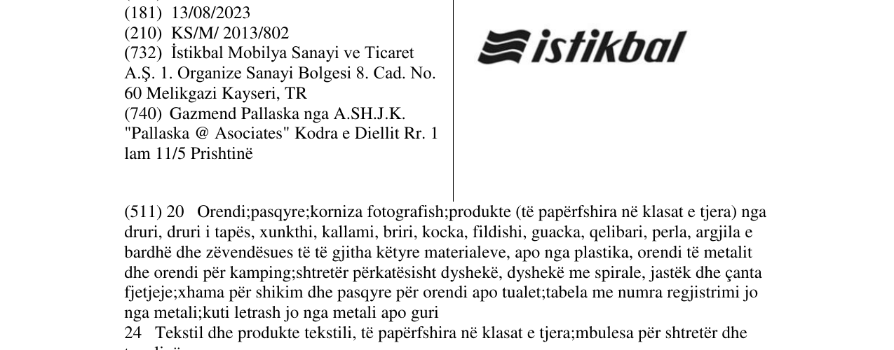 Zëri i markës istikbal në buletin
