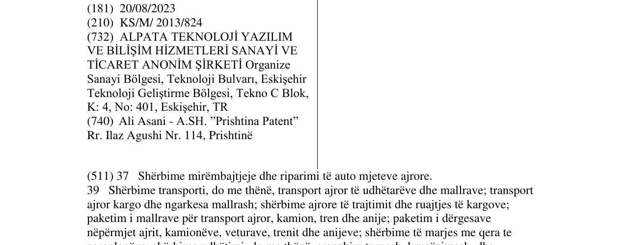 Zëri i markës alpjet në buletin