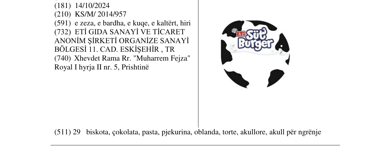 Zëri i markës Markë figurative në buletin