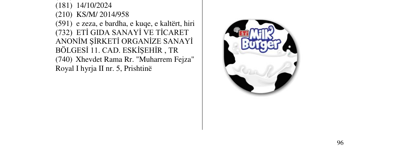 Zëri i markës Markë figurative në buletin