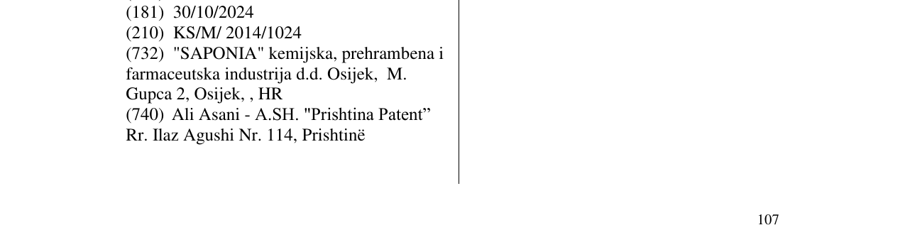 Zëri i markës FAKS HELIZIM SUPERAKTIV në buletin