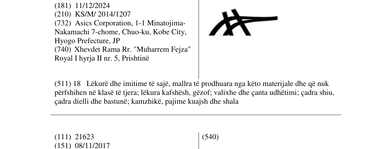Zëri i markës Markë figurative në buletin