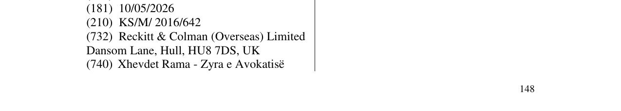 Zëri i markës VEET SENSITIVE TOUCH në buletin