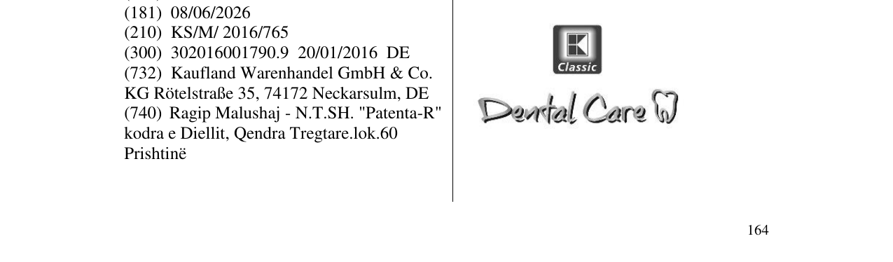 Zëri i markës Ciassic Dental Care në buletin