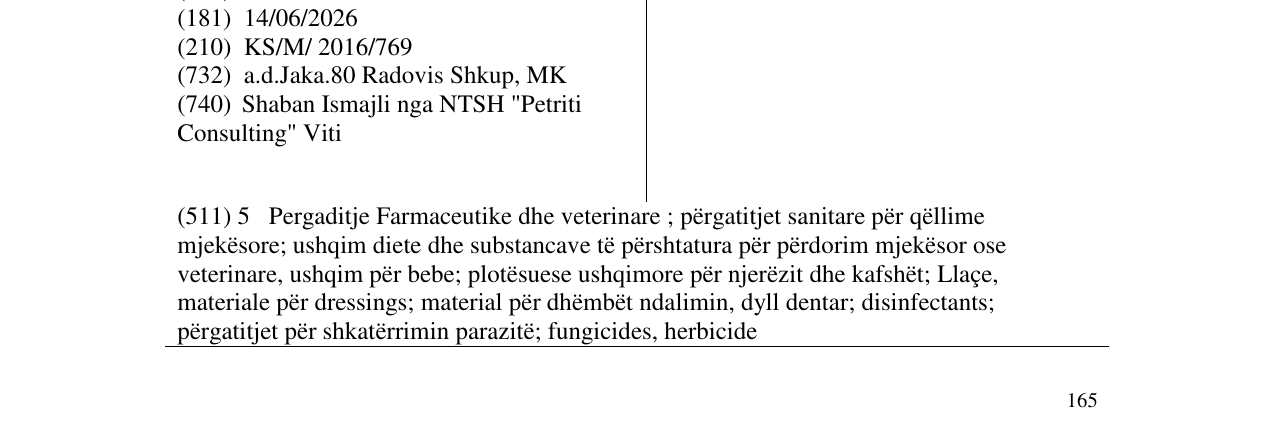 Zëri i markës KASEN në buletin